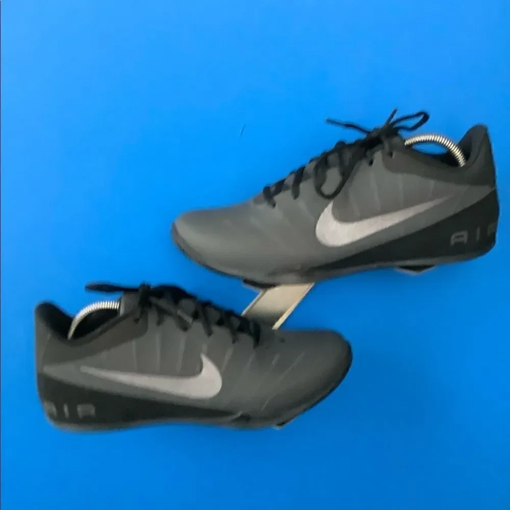 Nike Air Mavin 2 830368-003 Mens Low Top Basketball Shoes Black Gray Size 10.5